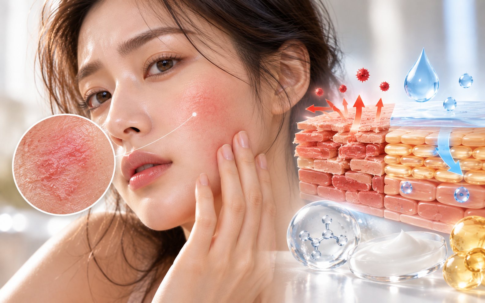 무너진 피부장벽, 보습만 많이 한다고 회복되지 않는 이유